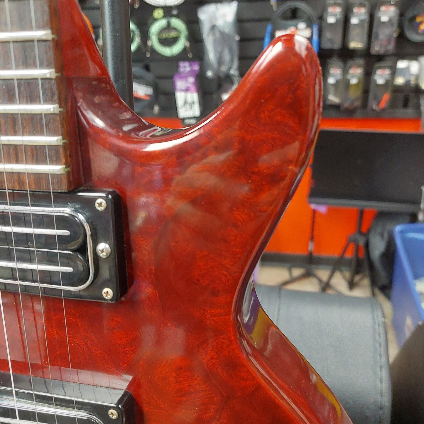 1979-1983 THC Tom Holmes Double Cutaway Electric Guitar - Red w/ Hard Case "Made In USA" (Not Original Pickups)