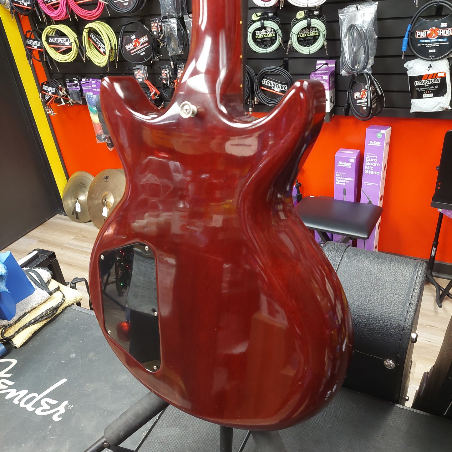 1979-1983 THC Tom Holmes Double Cutaway Electric Guitar - Red w/ Hard Case "Made In USA" (Not Original Pickups)