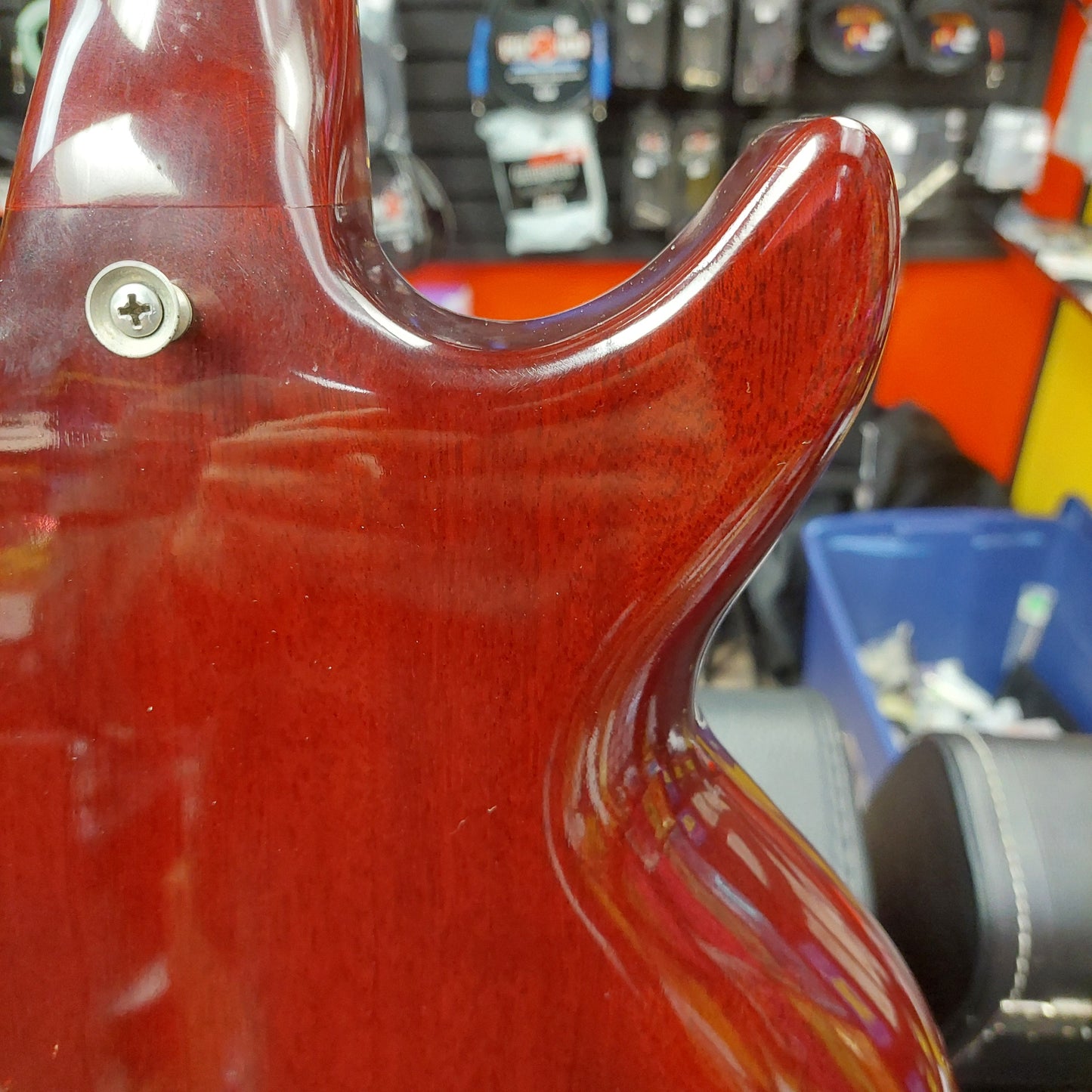 1979-1983 THC Tom Holmes Double Cutaway Electric Guitar - Red w/ Hard Case "Made In USA" (Not Original Pickups)