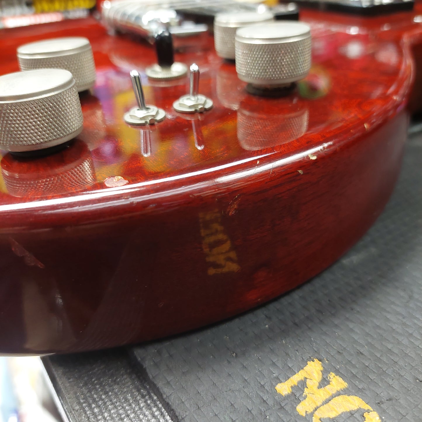 1979-1983 THC Tom Holmes Double Cutaway Electric Guitar - Red w/ Hard Case "Made In USA" (Not Original Pickups)