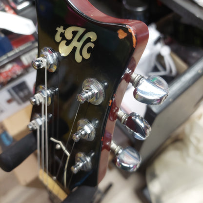 1979-1983 THC Tom Holmes Double Cutaway Electric Guitar - Red w/ Hard Case "Made In USA" (Not Original Pickups)