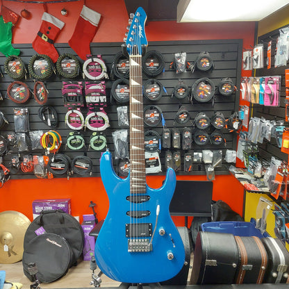 Stagg I300 HSS Electric Guitar - Metallic Blue (USED) "Sold As Is Has Warped Neck" SN# 080910270232