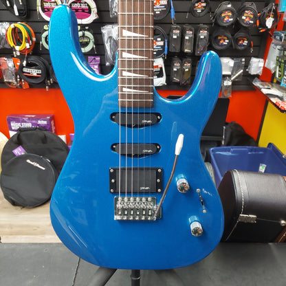Stagg I300 HSS Electric Guitar - Metallic Blue (USED) "Sold As Is Has Warped Neck" SN# 080910270232