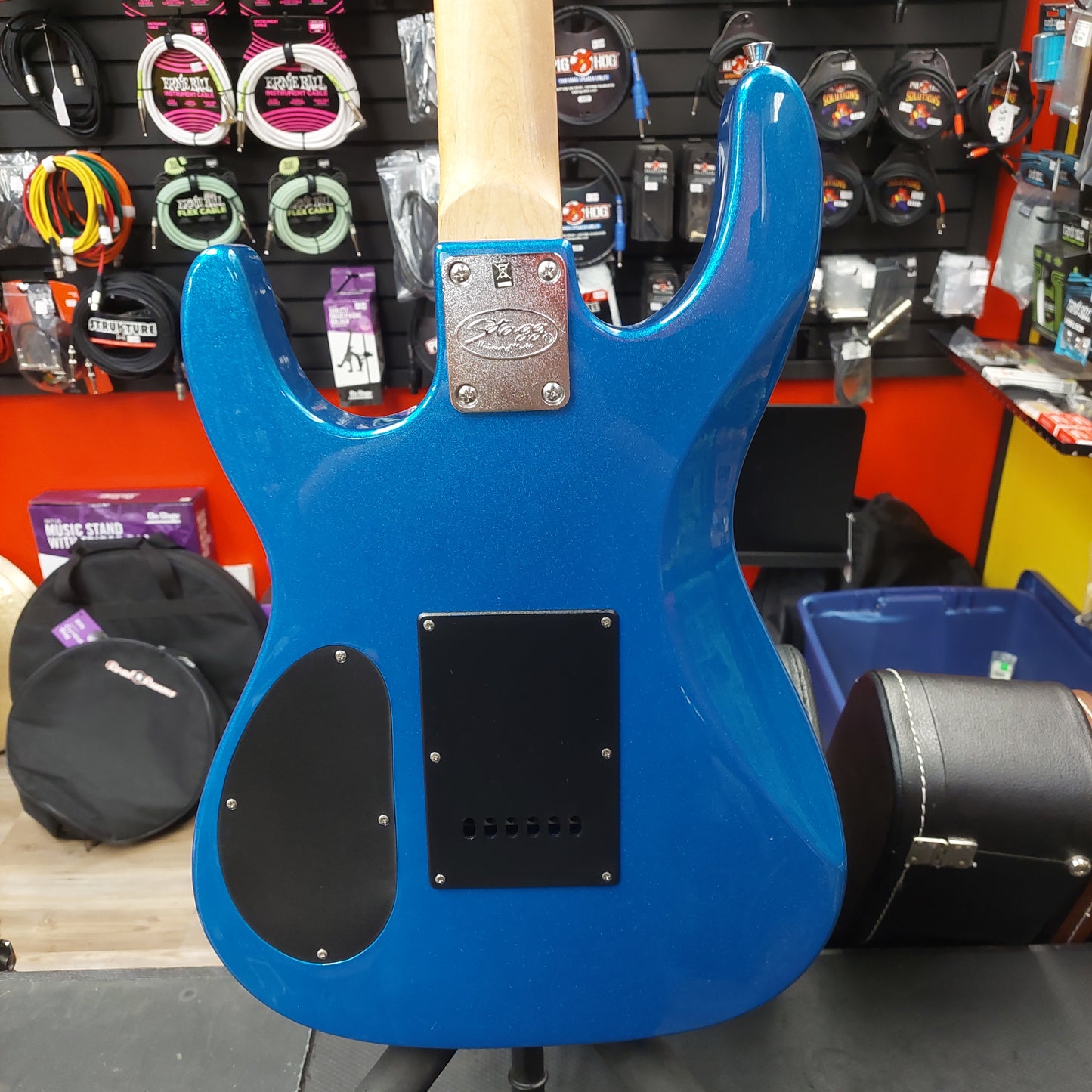 Stagg I300 HSS Electric Guitar - Metallic Blue (USED) "Sold As Is Has Warped Neck" SN# 080910270232
