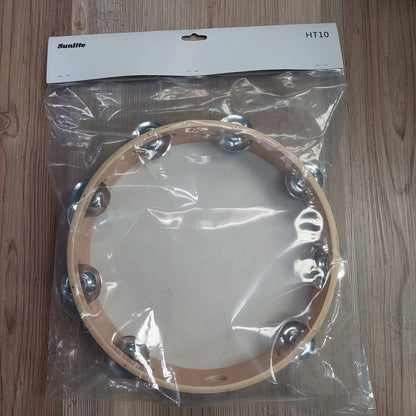 Sunlite 10" Tambourine w/ Head - HT-10