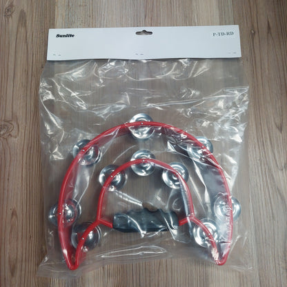 Sunlite P-TD-RD Tambourine Double Cutaway - Red