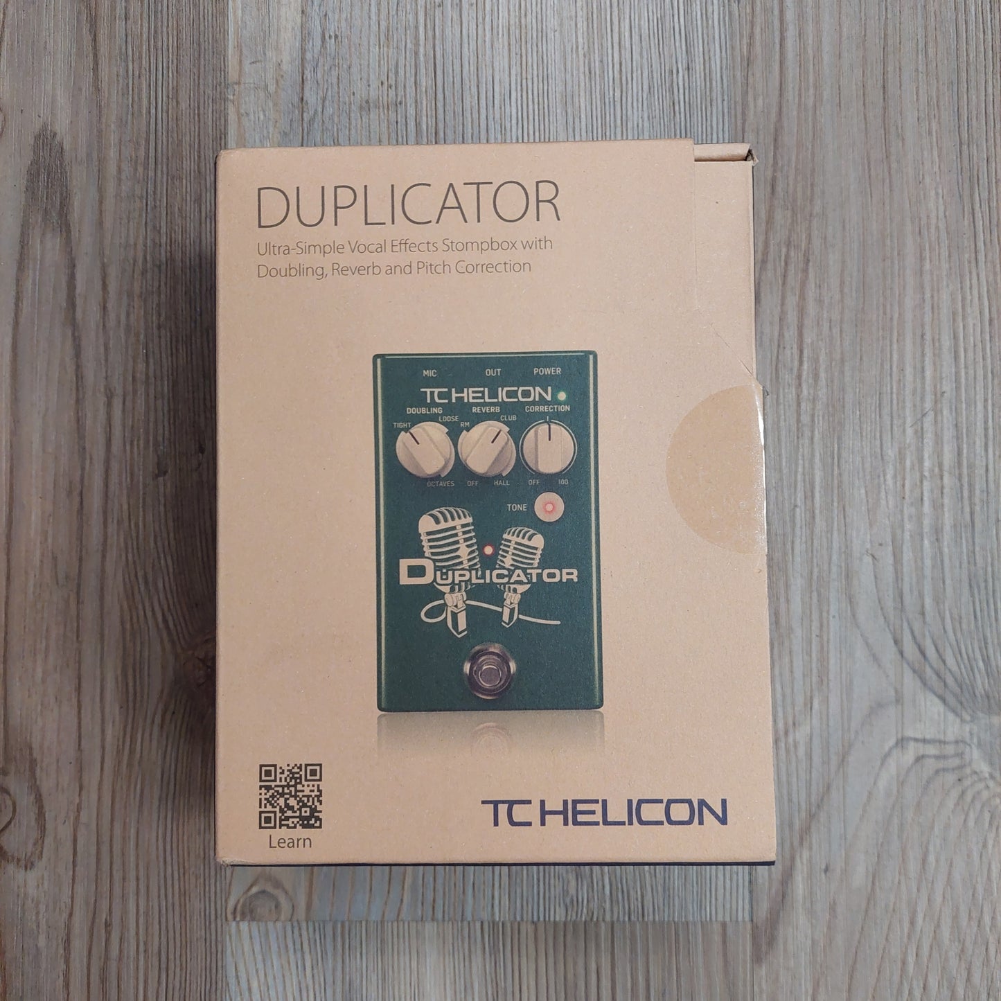 TC Helicon DUPLICATOR Ultra-Simple Vocal Effects Stompbox with Doubling, Reverb & Pitch Correction (USED) SN# S230200167DDX