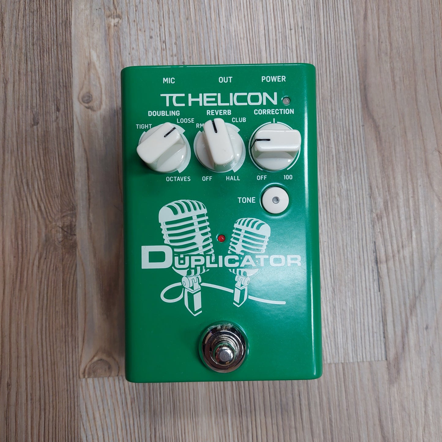 TC Helicon DUPLICATOR Ultra-Simple Vocal Effects Stompbox with Doubling, Reverb & Pitch Correction (USED) SN# S230200167DDX