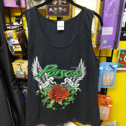 Poison Tank Top - Black - Port & Company (USED)