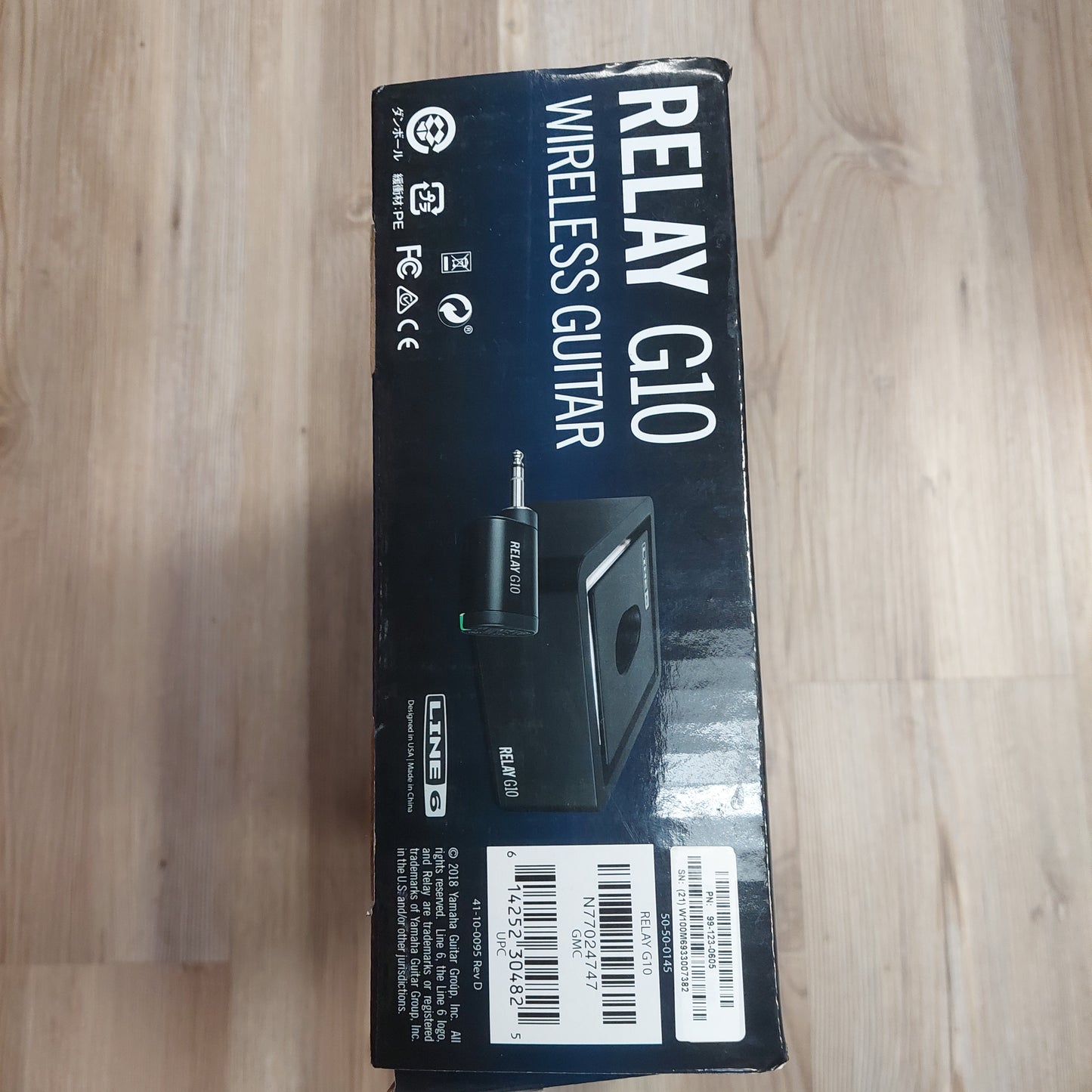 Line 6 Relay G10 Wireless Guitar System  (USED) SN# W100M7023009627-1 "Sold As Is" Power Connection Loose Still Works