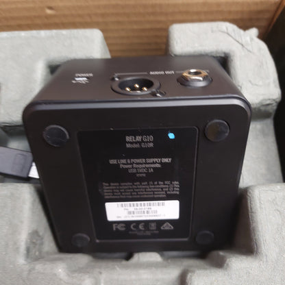 Line 6 Relay G10 Wireless Guitar System  (USED) SN# W100M7023009627-1 "Sold As Is" Power Connection Loose Still Works
