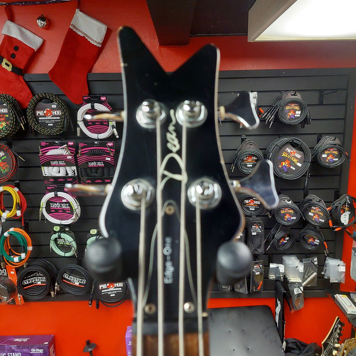 2000's DEAN EDGE-ONE 4-STRING BASS GUITAR - WHITE "Made in Korea" SN# D20060649