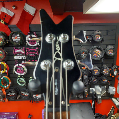 2000's DEAN EDGE-ONE 4-STRING BASS GUITAR - WHITE "Made in Korea" SN# D20060649
