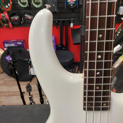2000's DEAN EDGE-ONE 4-STRING BASS GUITAR - WHITE "Made in Korea" SN# D20060649