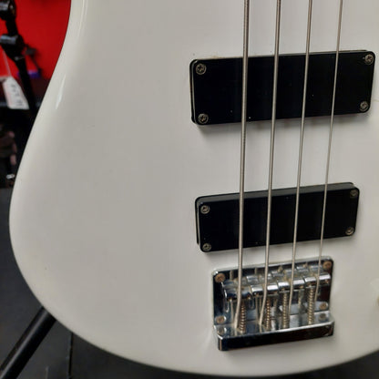 2000's DEAN EDGE-ONE 4-STRING BASS GUITAR - WHITE "Made in Korea" SN# D20060649