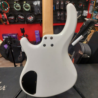 2000's DEAN EDGE-ONE 4-STRING BASS GUITAR - WHITE "Made in Korea" SN# D20060649