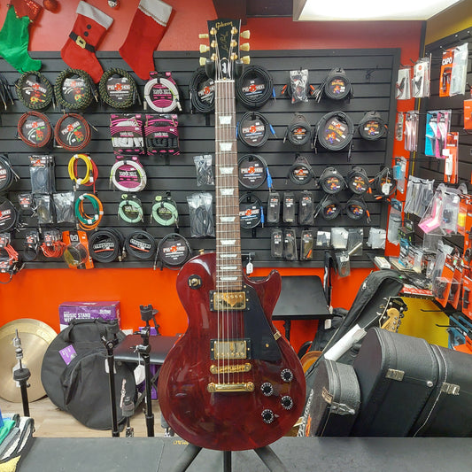 2003 Gibson Les Paul Studio Electric Guitar - Wine Red, Gold Hardware w/ Gibson Case "Made In USA" SN# 01643544