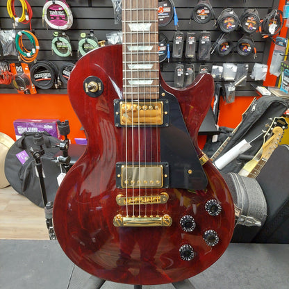 2003 Gibson Les Paul Studio Electric Guitar - Wine Red, Gold Hardware w/ Gibson Case "Made In USA" SN# 01643544