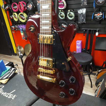 2003 Gibson Les Paul Studio Electric Guitar - Wine Red, Gold Hardware w/ Gibson Case "Made In USA" SN# 01643544
