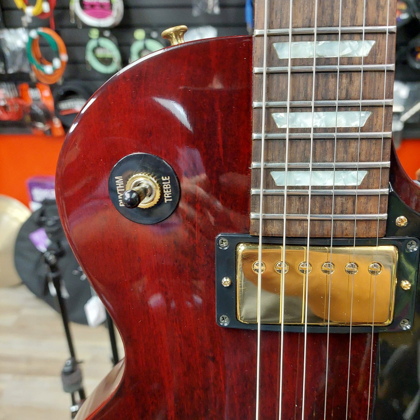 2003 Gibson Les Paul Studio Electric Guitar - Wine Red, Gold Hardware w/ Gibson Case "Made In USA" SN# 01643544