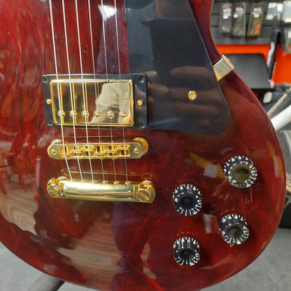 2003 Gibson Les Paul Studio Electric Guitar - Wine Red, Gold Hardware w/ Gibson Case "Made In USA" SN# 01643544