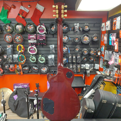 2003 Gibson Les Paul Studio Electric Guitar - Wine Red, Gold Hardware w/ Gibson Case "Made In USA" SN# 01643544