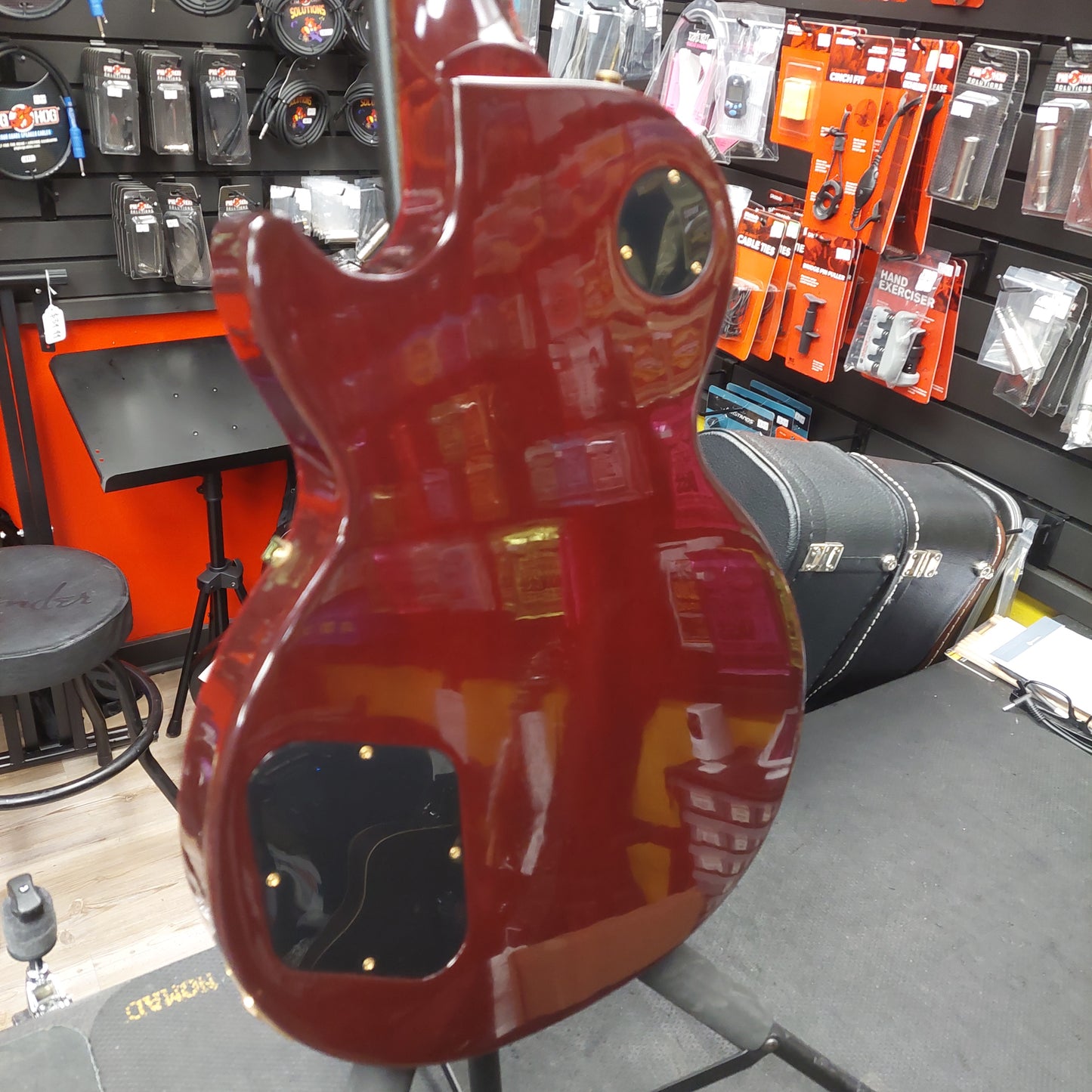2003 Gibson Les Paul Studio Electric Guitar - Wine Red, Gold Hardware w/ Gibson Case "Made In USA" SN# 01643544