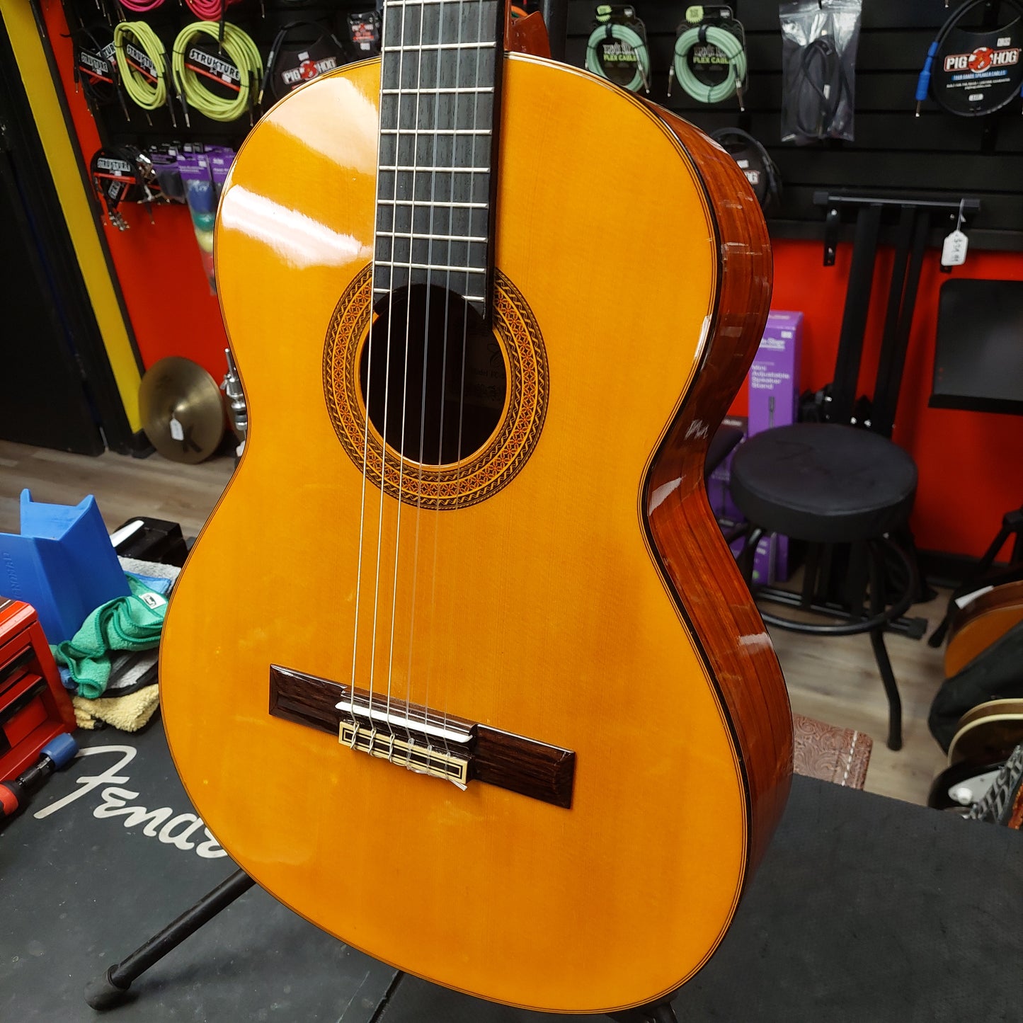 1977 Fender FC-20 Ryoji Matsuoka Classical Guitar - Natural "Made In Japan SN# F7052918