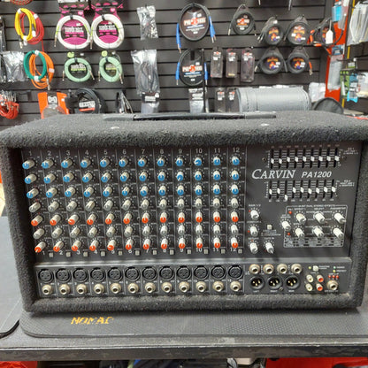 Carvin PA1200 Powered PA Mixer (USED) SN# OC80722