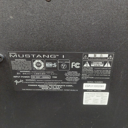 Fender Mustang I 120V Amplifier (USED) SN# CGPJ11002081