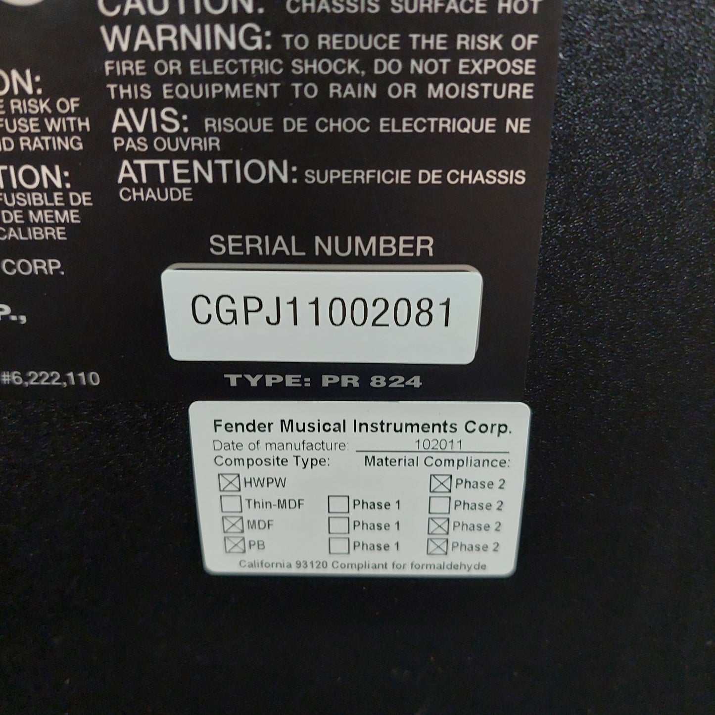Fender Mustang I 120V Amplifier (USED) SN# CGPJ11002081