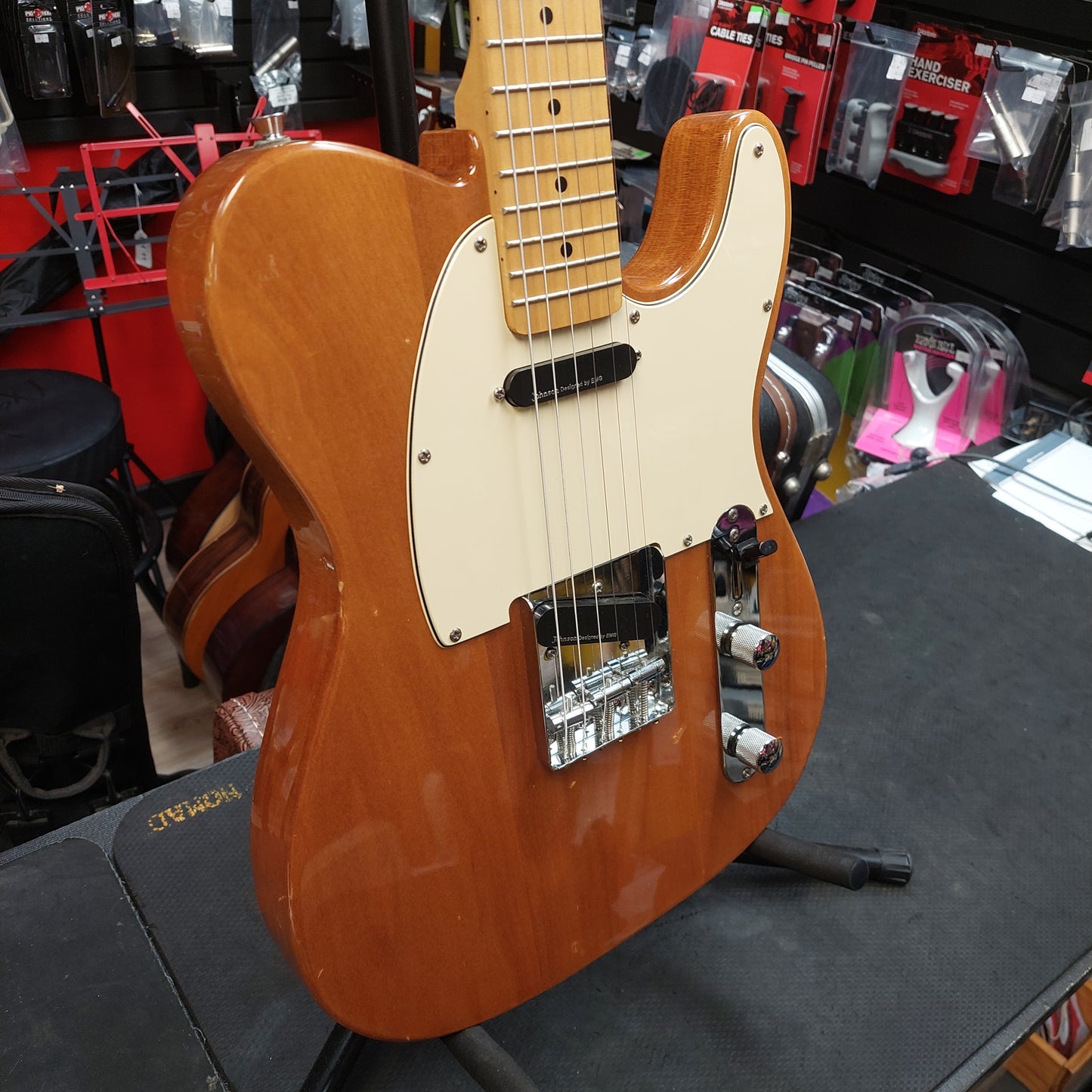 Johnson Tele Electric Guitar - Natural Finish (USED)