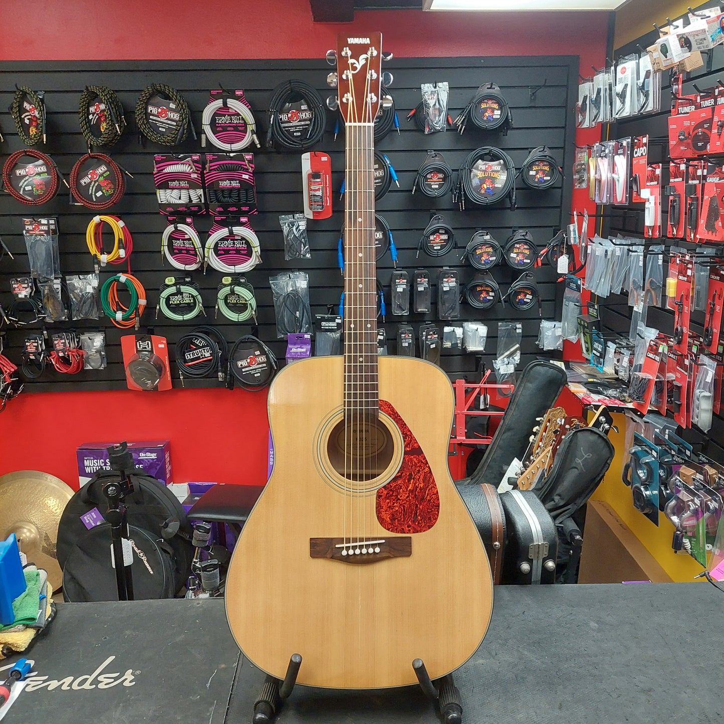 2010's Yamaha F325 Dreadnought Acoustic Guitar - Natural SN# HQJ245403