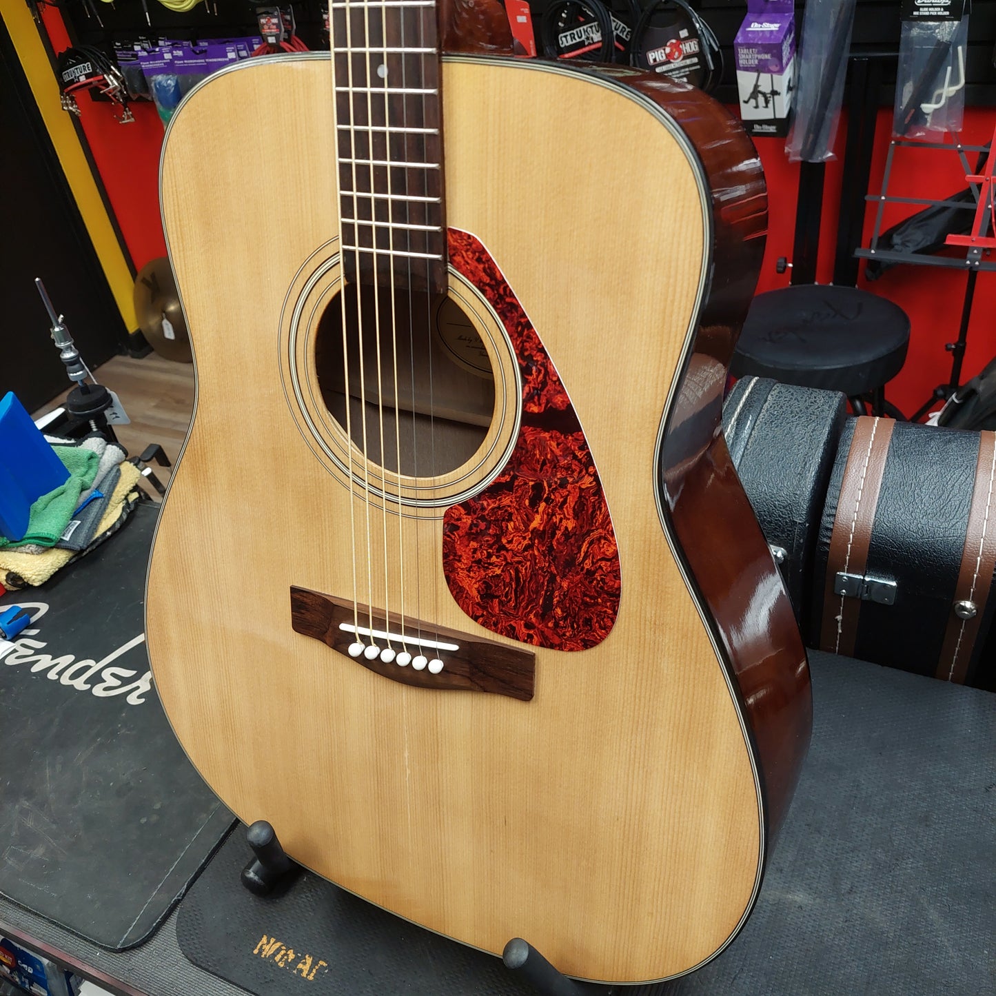 2010's Yamaha F325 Dreadnought Acoustic Guitar - Natural SN# HQJ245403
