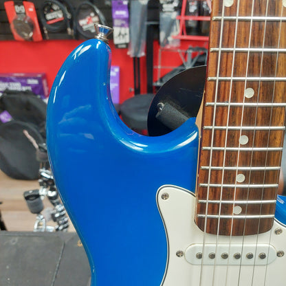 Silvertone SSS Strat Electric Guitar - Blue (USED)