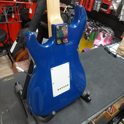 Silvertone SSS Strat Electric Guitar - Blue (USED)