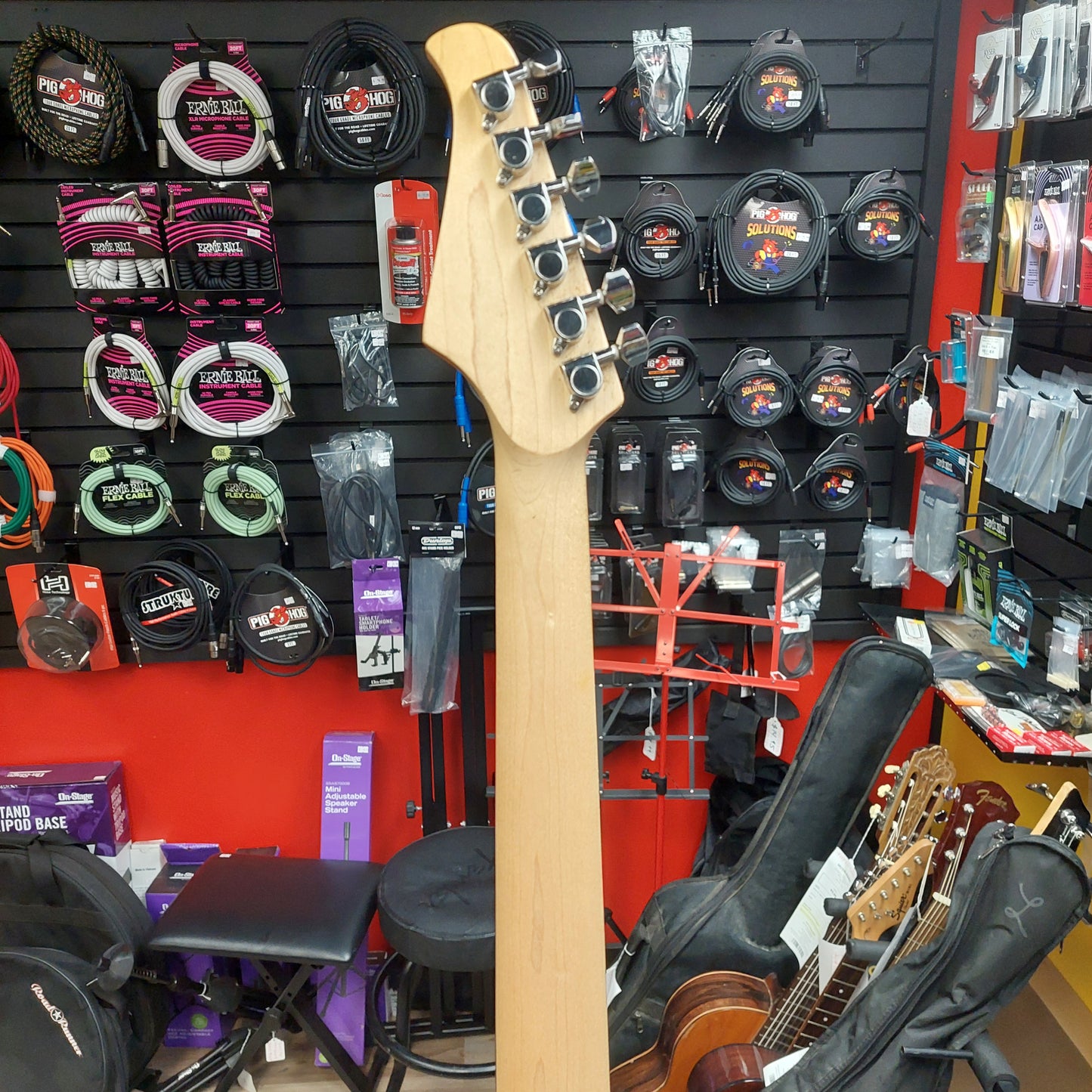 Silvertone SSS Strat Electric Guitar - Blue (USED)