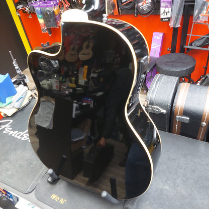 De Rosa GAB47-BK 5-String Acoustic/Electric Bass Guitar - Black Gloss "Sold As Is" Has Slight Warped Neck