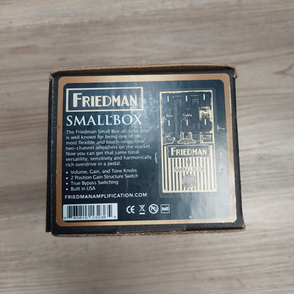 FRIEDMAN SMALLBOX EFFECTS PEDAL w/ Original Box (USED) "Made In USA" SN# 3790221757