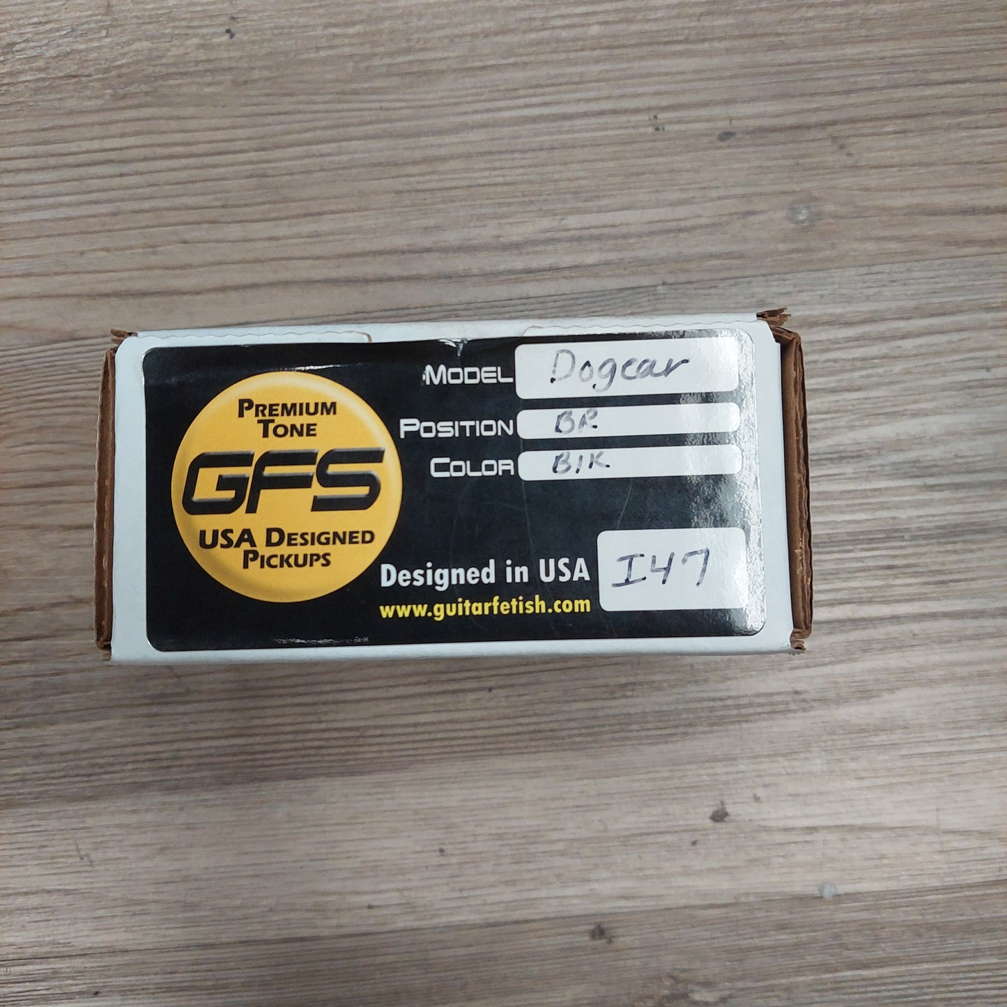Guitar Fetish Dogcar Black Bridge Pickup