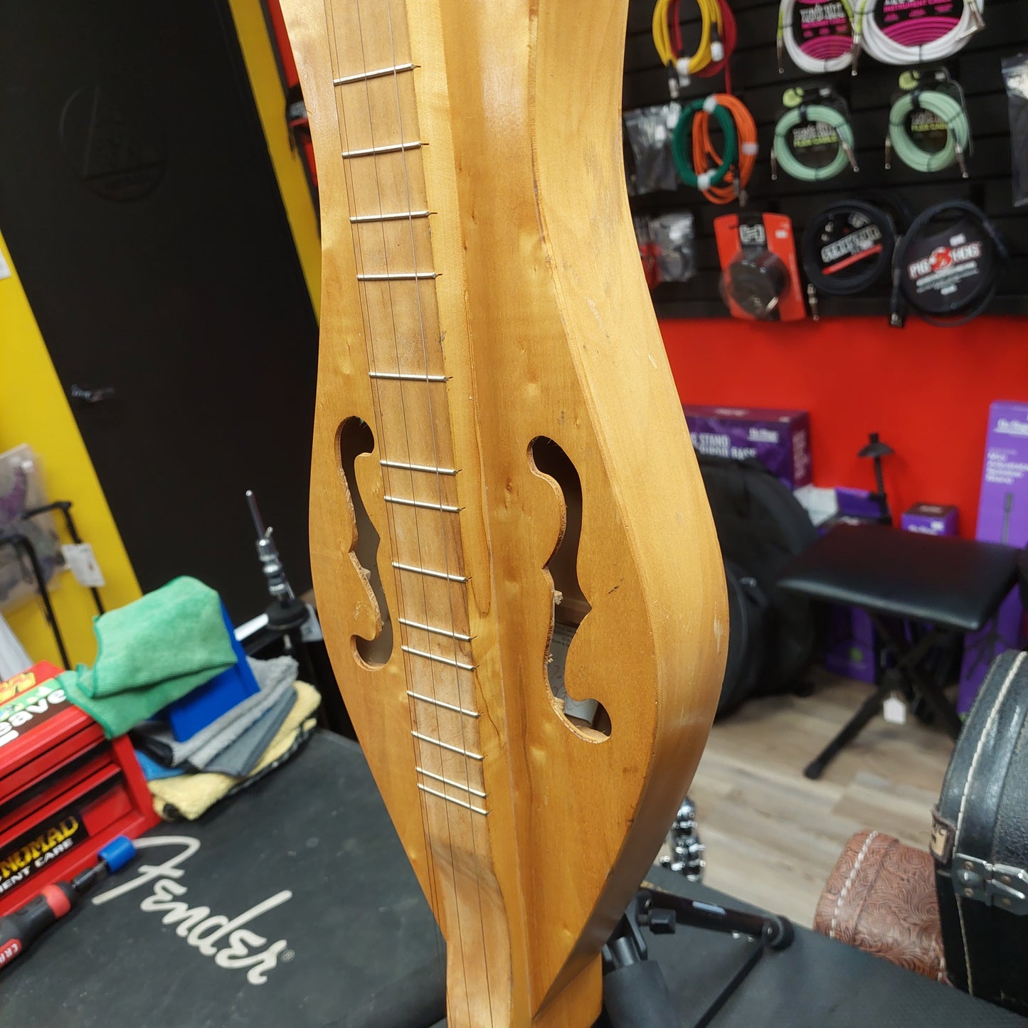 1990's The Dulcimer Factory Mountain Dulcimer - Natural (USED) "Made In USA" SN# 93125720F4