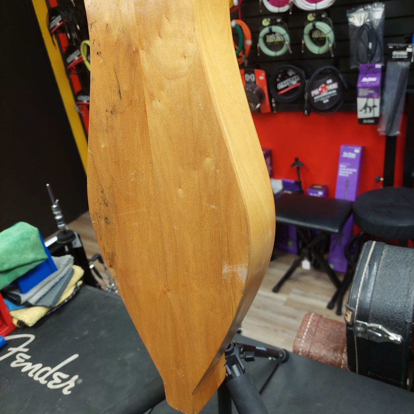 1990's The Dulcimer Factory Mountain Dulcimer - Natural (USED) "Made In USA" SN# 93125720F4