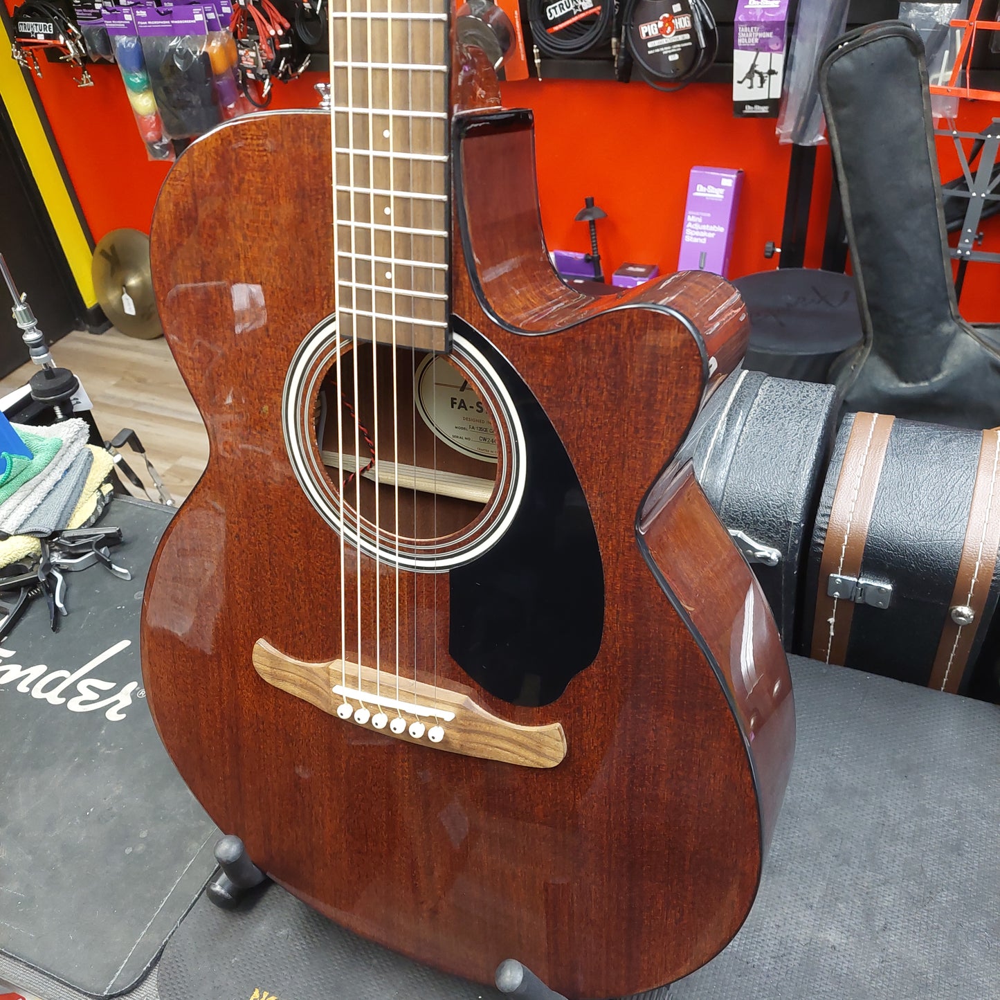 2024 Fender FA-135CE Acoustic/Electric Guitar - Mahogany SN# CW24035174 