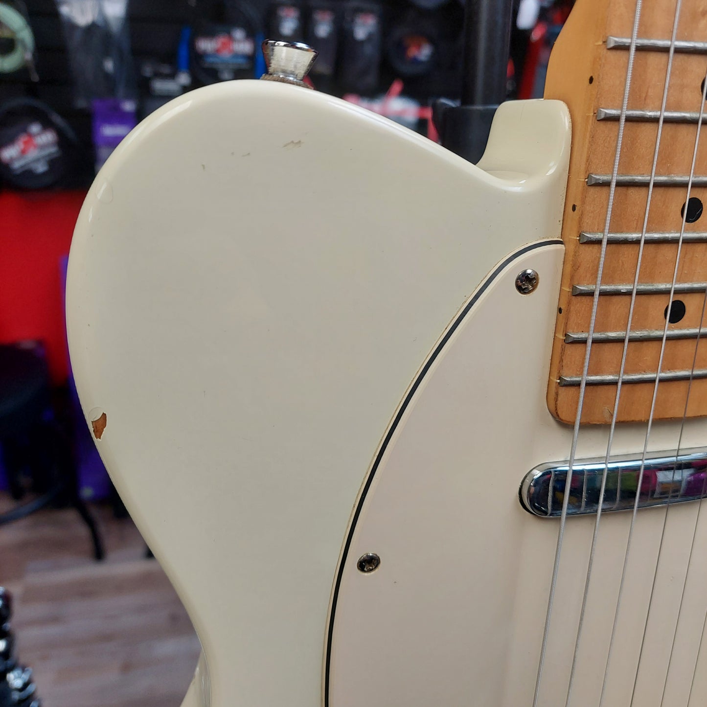 Johnson Telecaster Electric Guitar - Vintage White (USED)