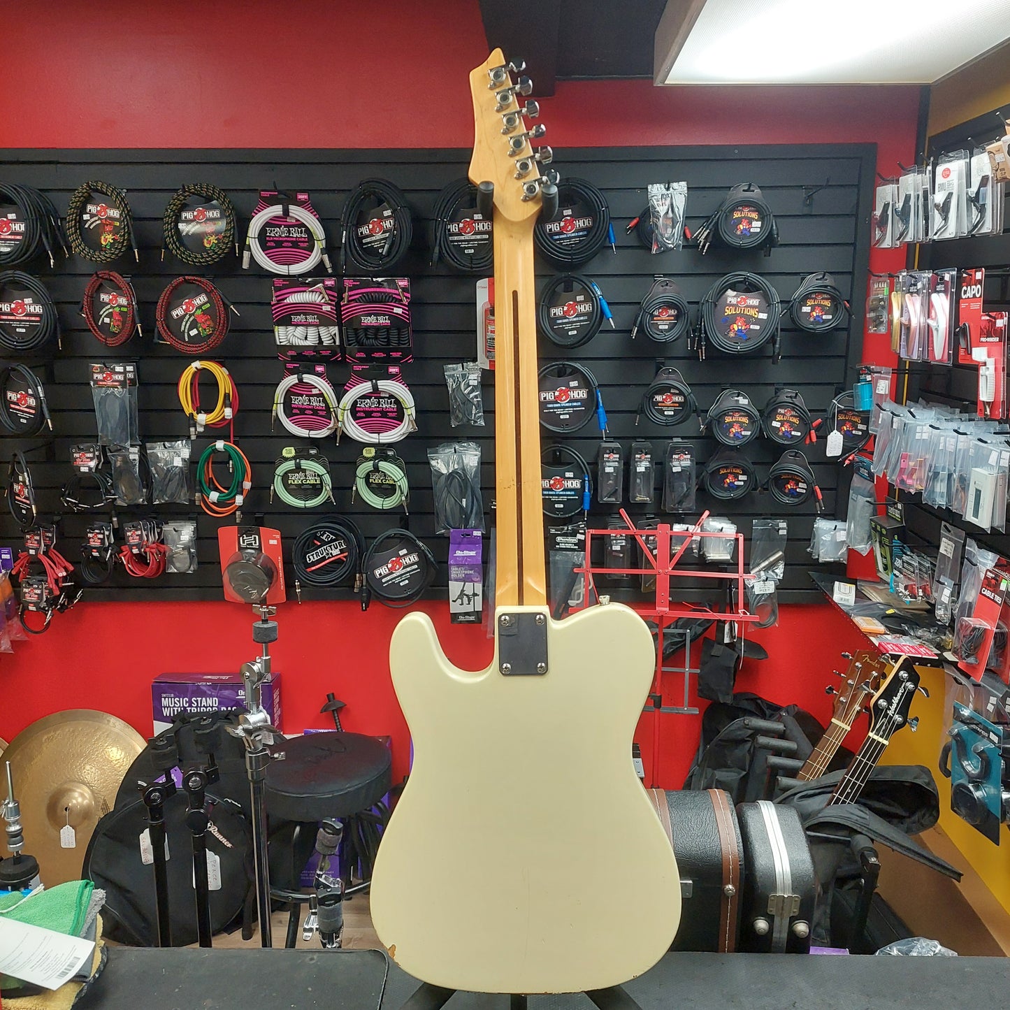 Johnson Telecaster Electric Guitar - Vintage White (USED)