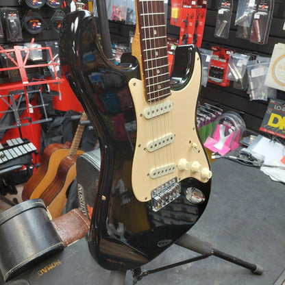 1997 Squire Affinity Stratocaster Electric Guitar - Black SN# NC754194