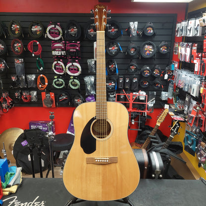 2021 Fender CD-60S "Left Handed" Dreadnought Acoustic Guitar - Natural SN# IPS210215961