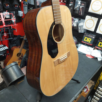 2021 Fender CD-60S "Left Handed" Dreadnought Acoustic Guitar - Natural SN# IPS210215961