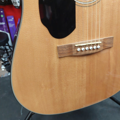 2021 Fender CD-60S "Left Handed" Dreadnought Acoustic Guitar - Natural SN# IPS210215961