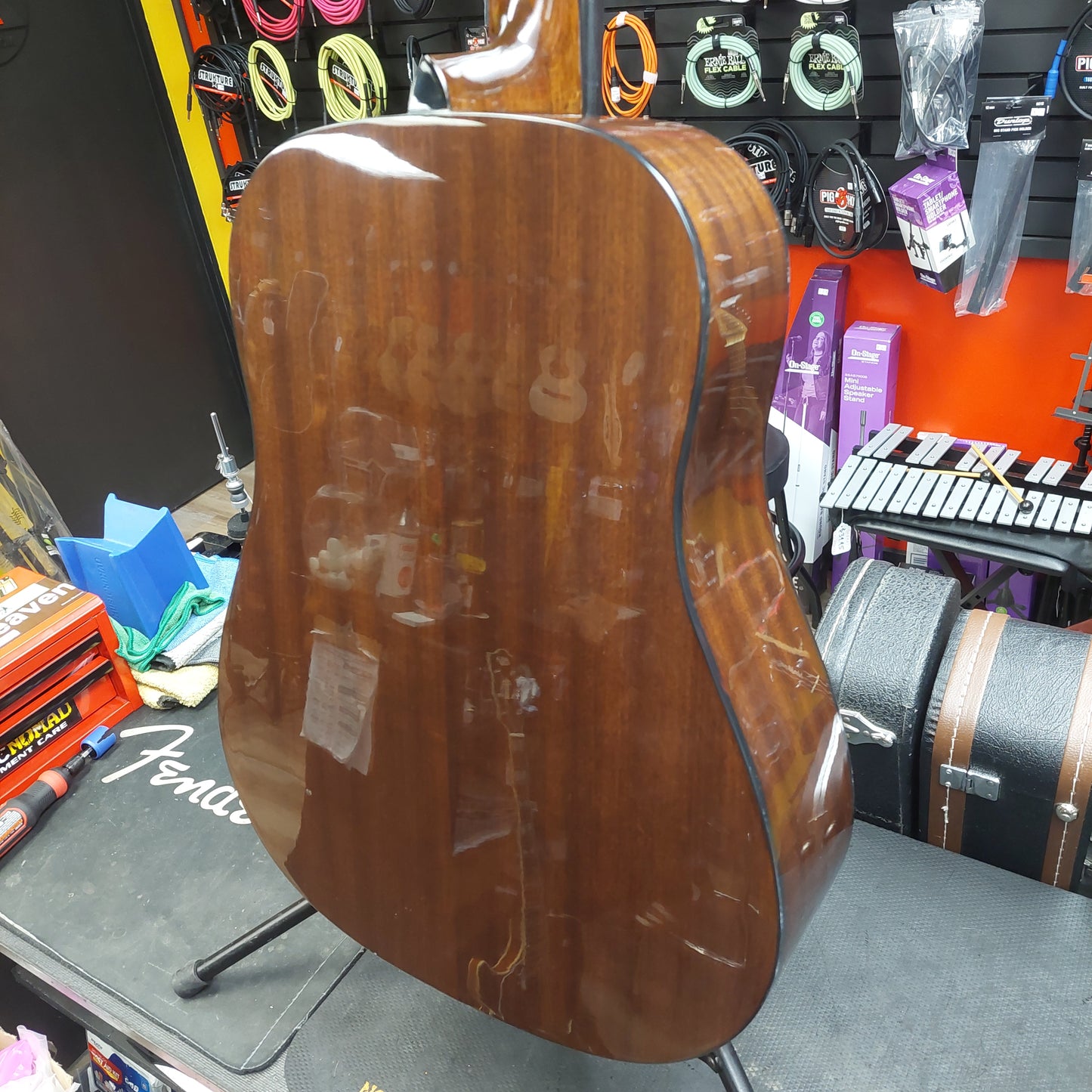 2021 Fender CD-60S "Left Handed" Dreadnought Acoustic Guitar - Natural SN# IPS210215961